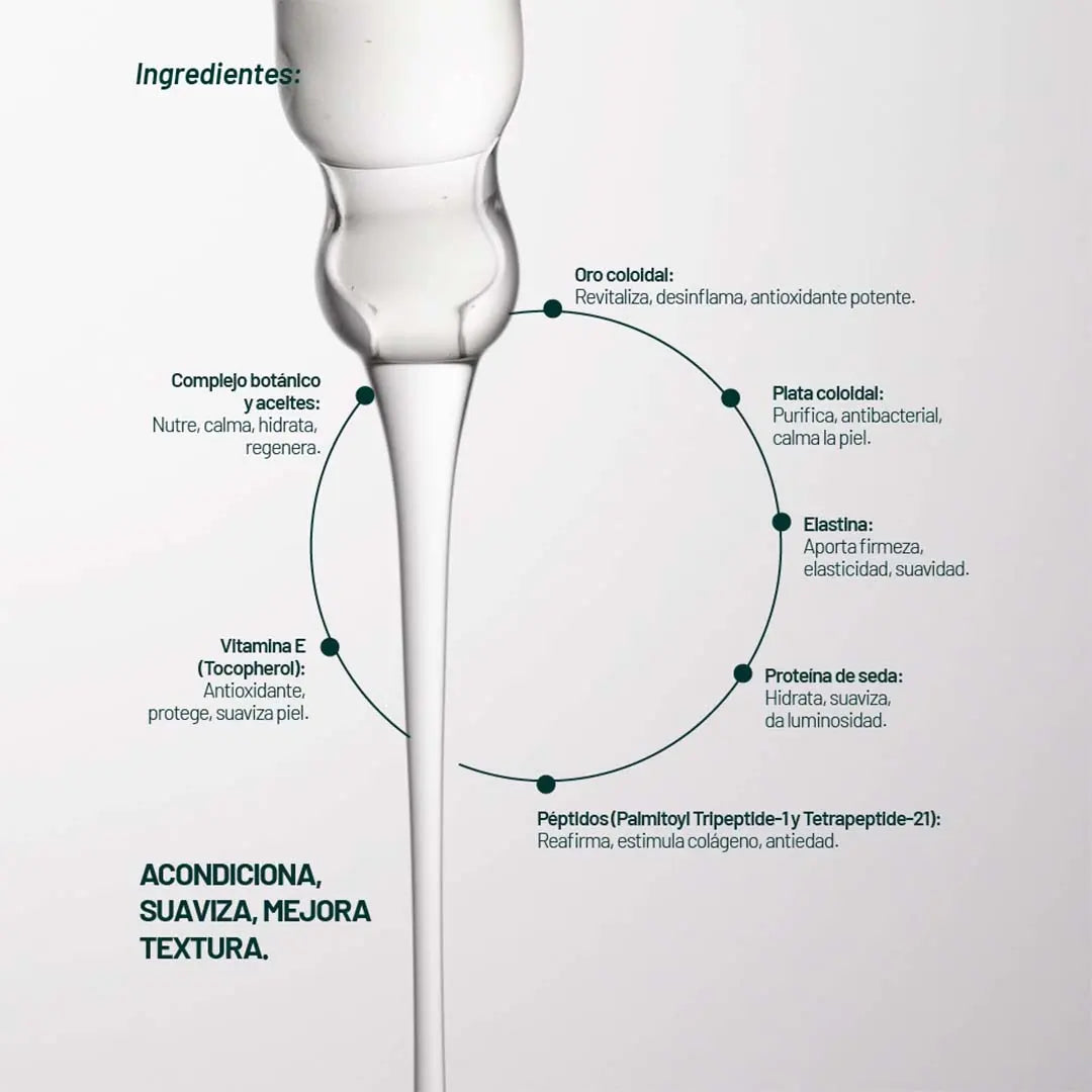 Péptide d’Or sérum rejuvenecedor y reafirmante de Aetheria: fórmula premium con activos de lujo